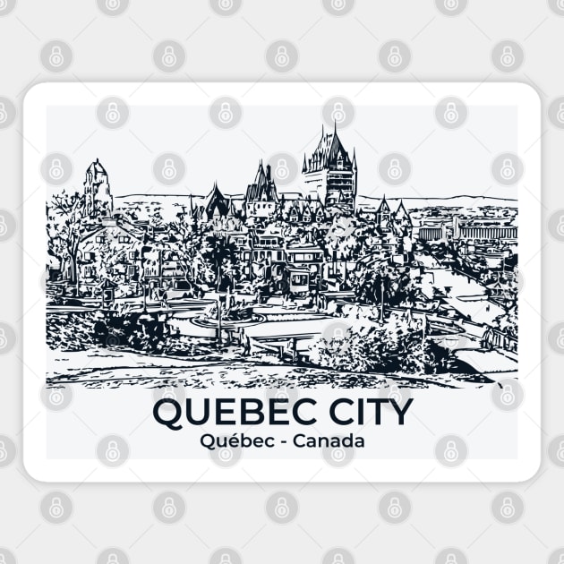 Québec City - Québec Magnet by Lakeric